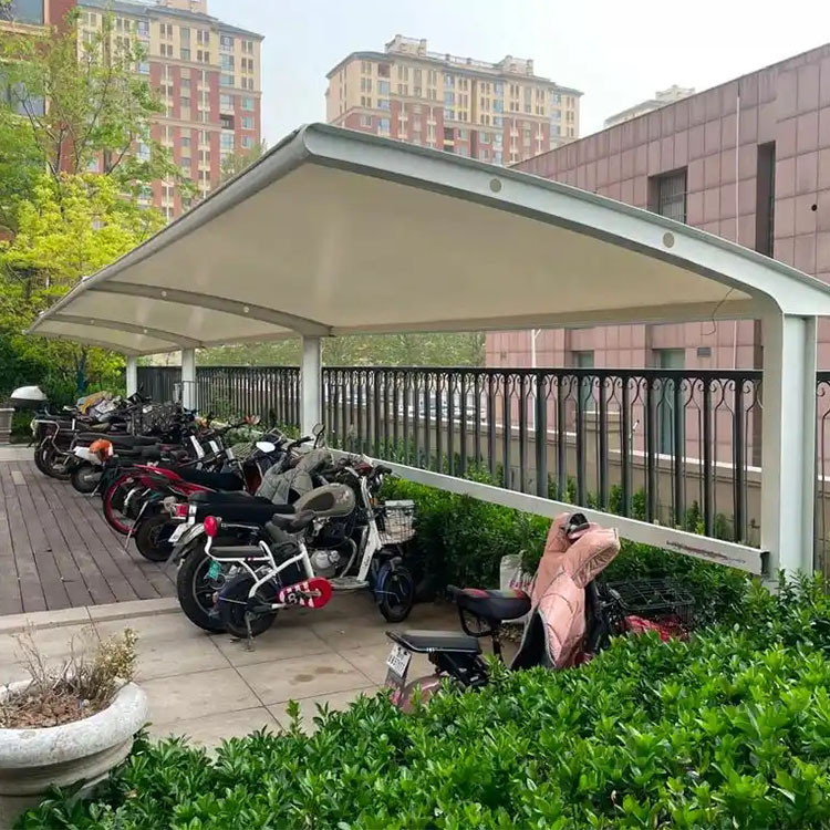 丹阳市膜结构电动车棚